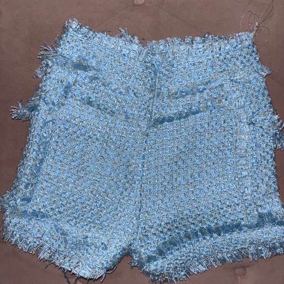 Elegant blue shorts - Picture 4 of 4